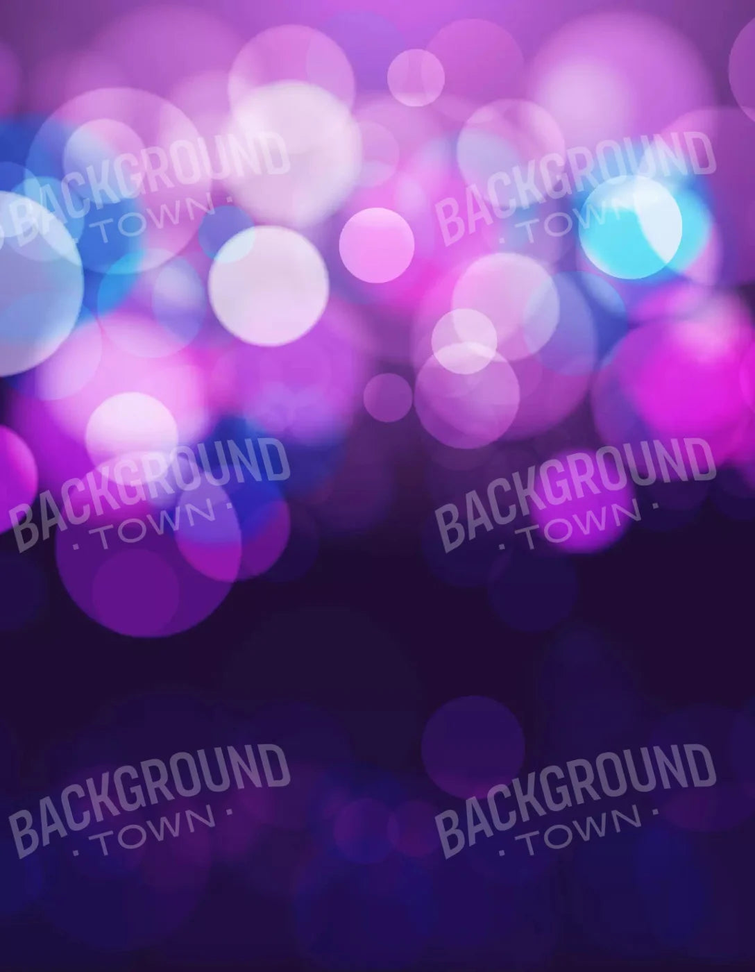 Bokeh Magic Blueberry 6X8 Fleece ( 72 X 96 Inch ) Backdrop