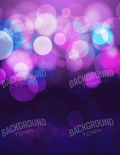 Bokeh Magic Blueberry 6X8 Fleece ( 72 X 96 Inch ) Backdrop
