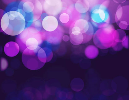 Bokeh Magic Blueberry 8X6 Fleece ( 96 X 72 Inch ) Backdrop
