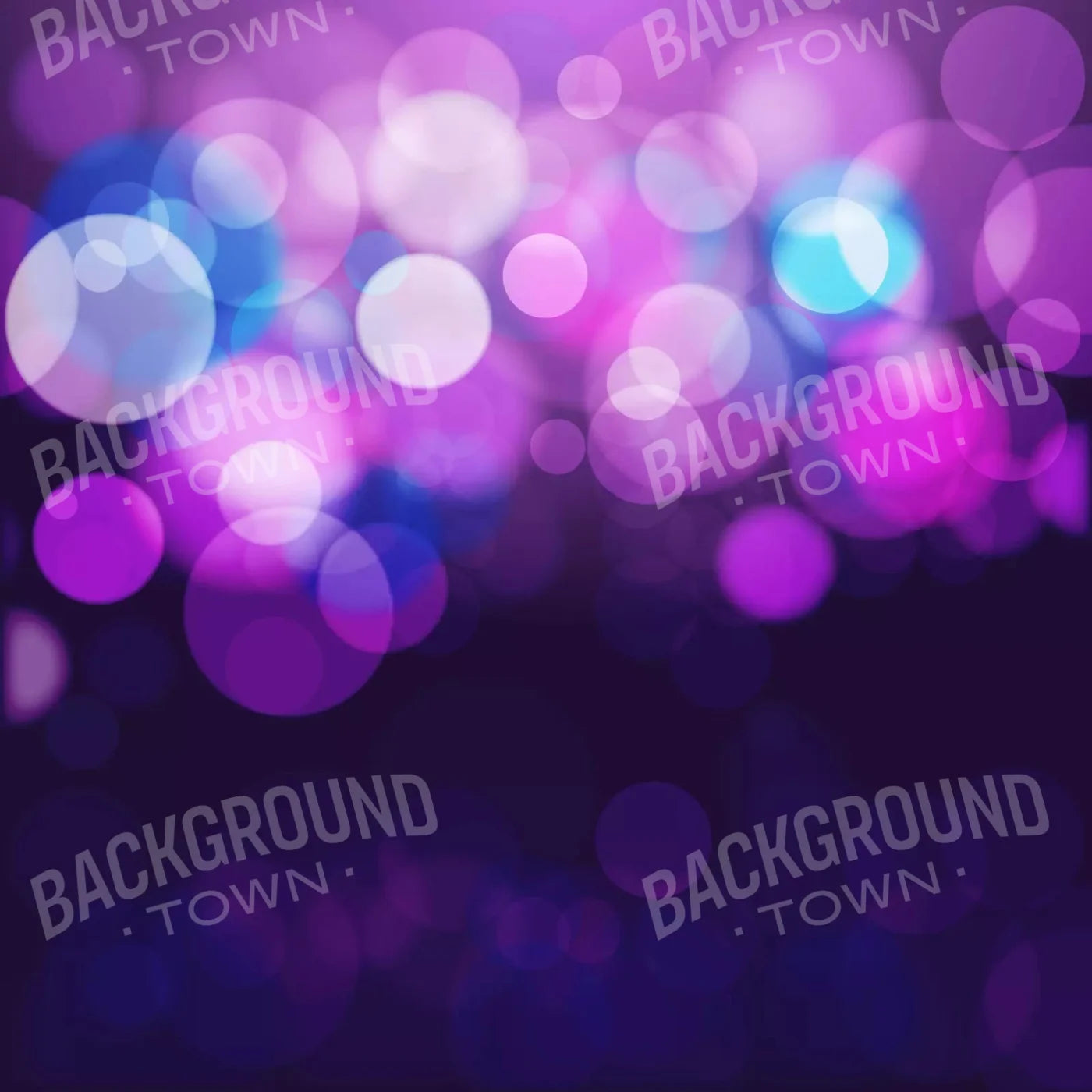 Bokeh Magic Blueberry 8X8 Fleece ( 96 X Inch ) Backdrop