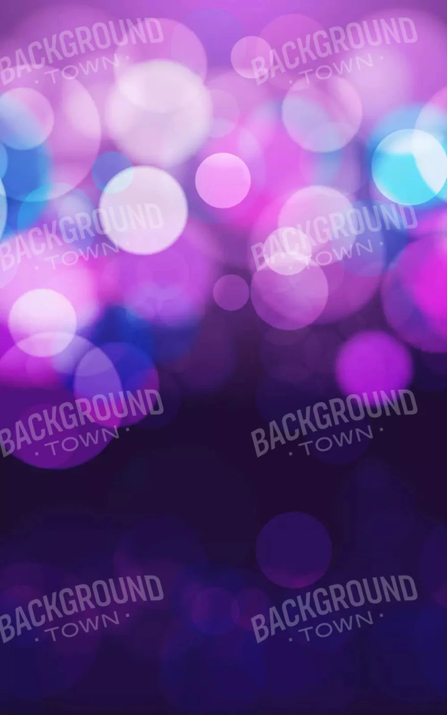 Bokeh Magic Blueberry 9X14 Ultracloth ( 108 X 168 Inch ) Backdrop