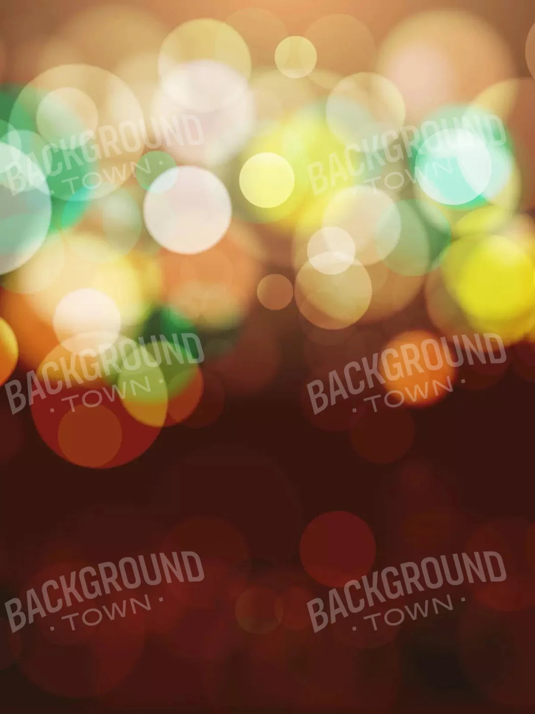 Bokeh Magic Mango 8X10 Fleece ( 96 X 120 Inch ) Backdrop