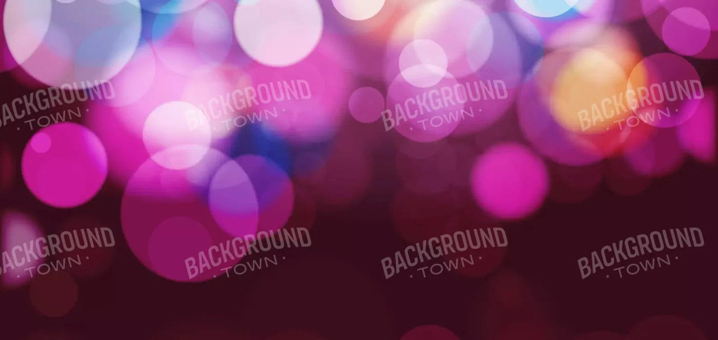 Bokeh Magic Plum 16X8 Ultracloth ( 192 X 96 Inch ) Backdrop