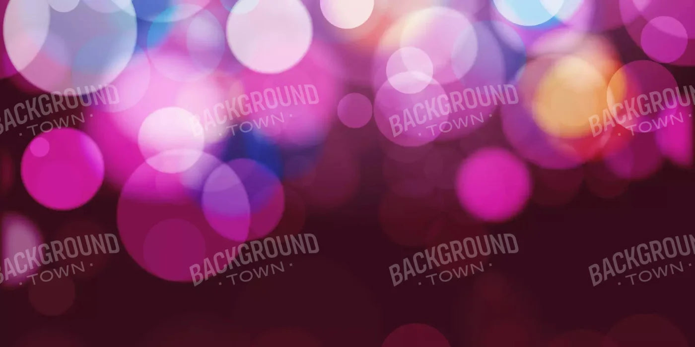 Bokeh Magic Plum 20X10 Ultracloth ( 240 X 120 Inch ) Backdrop