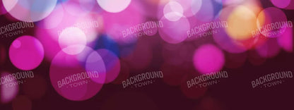 Bokeh Magic Plum 20X8 Ultracloth ( 240 X 96 Inch ) Backdrop