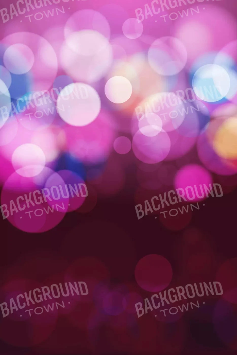 Bokeh Magic Plum 5X8 Ultracloth ( 60 X 96 Inch ) Backdrop