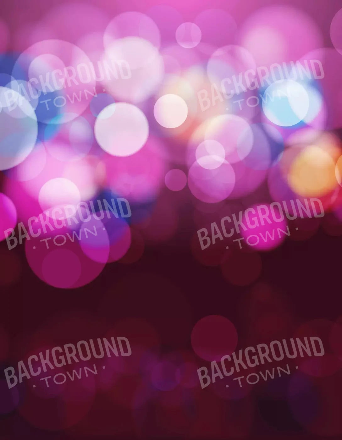Bokeh Magic Plum 6X8 Fleece ( 72 X 96 Inch ) Backdrop