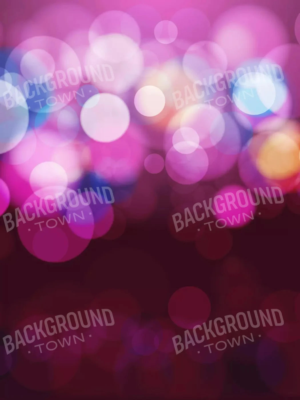 Bokeh Magic Plum 8X10 Fleece ( 96 X 120 Inch ) Backdrop