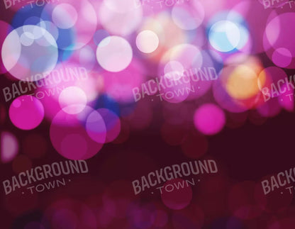 Bokeh Magic Plum 8X6 Fleece ( 96 X 72 Inch ) Backdrop