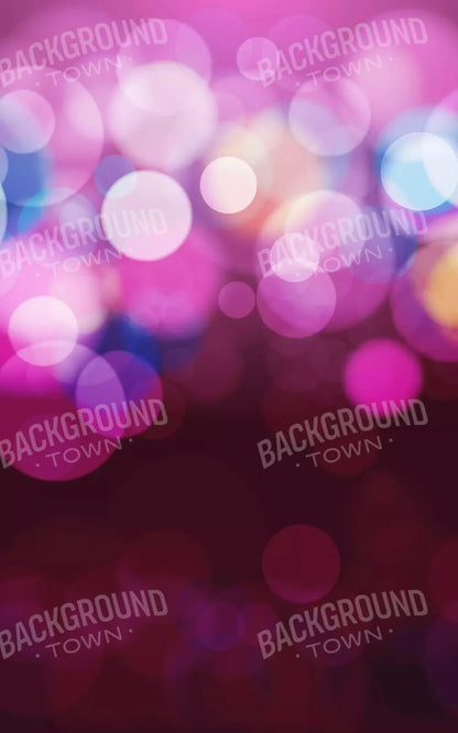 Bokeh Magic Plum 9X14 Ultracloth ( 108 X 168 Inch ) Backdrop