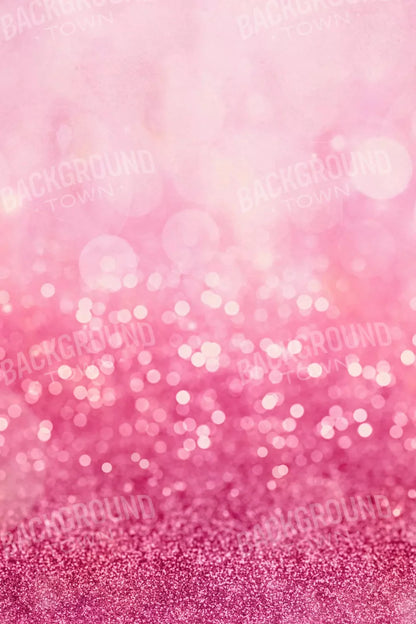 Bokeh Pink Sparkle 5X8 Ultracloth ( 60 X 96 Inch ) Backdrop