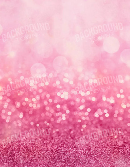 Bokeh Pink Sparkle 6X8 Fleece ( 72 X 96 Inch ) Backdrop