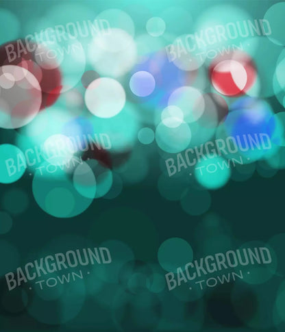 Bokeh Turquoise 10X12 Ultracloth ( 120 X 144 Inch ) Backdrop