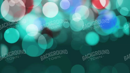 Bokeh Turquoise 14X8 Ultracloth ( 168 X 96 Inch ) Backdrop
