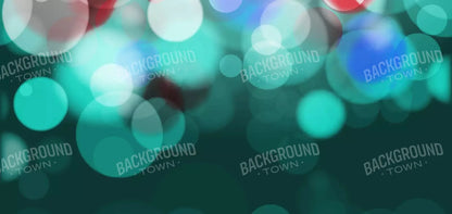 Bokeh Turquoise 16X8 Ultracloth ( 192 X 96 Inch ) Backdrop