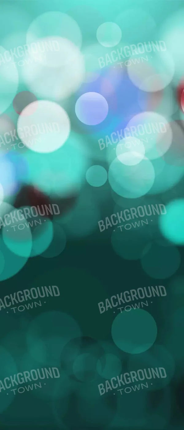 Bokeh Turquoise 5X12 Ultracloth For Westcott X-Drop ( 60 X 144 Inch ) Backdrop