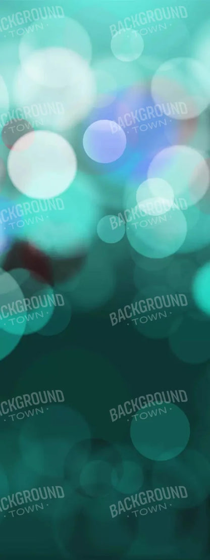 Bokeh Turquoise 8X20 Ultracloth ( 96 X 240 Inch ) Backdrop