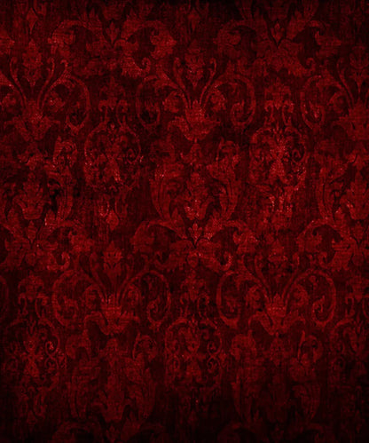 Red Damask Backdrop for Photography