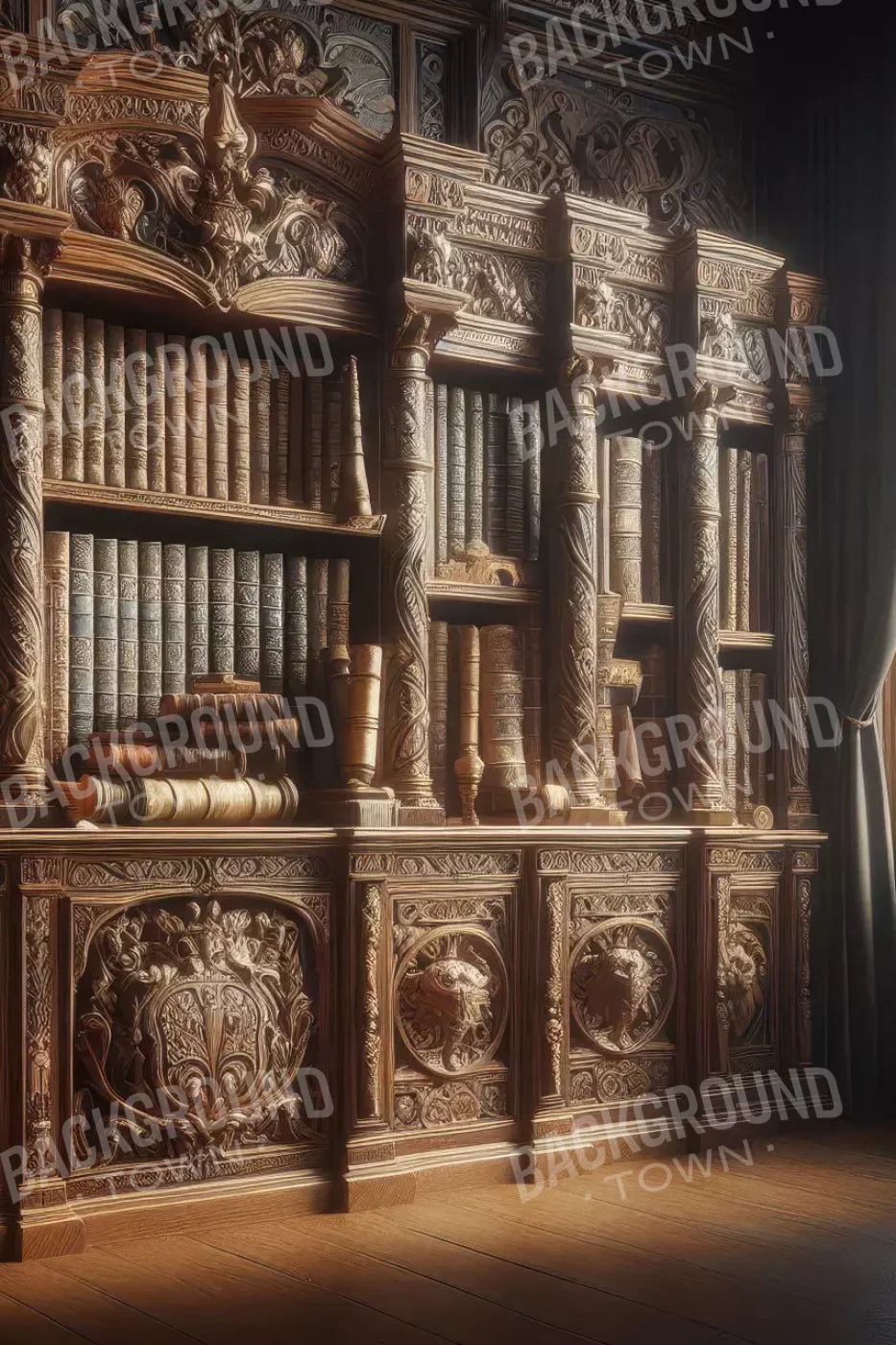 Book Keeper Shelf 8’X12’ Ultracloth (96 X 144 Inch) Backdrop