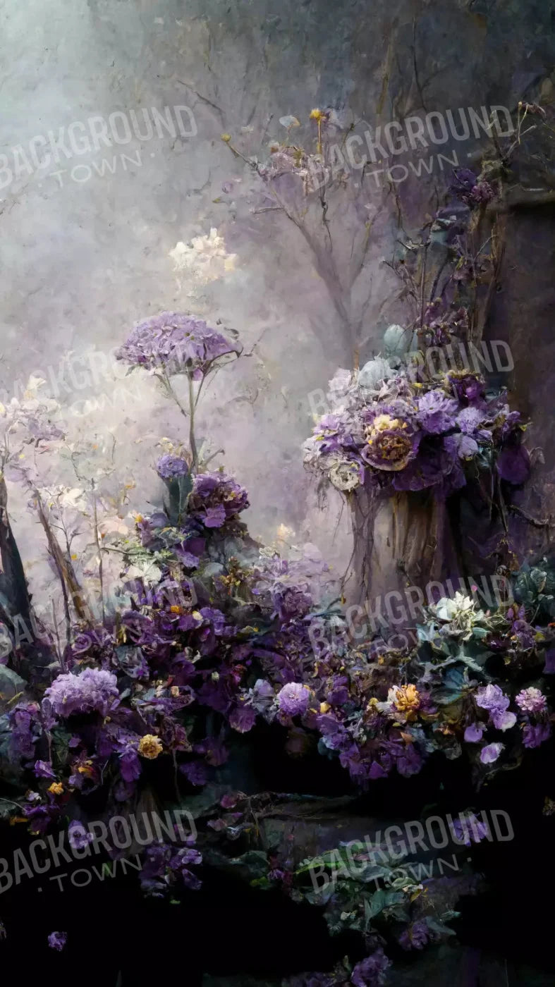 Botanical Lavendar 8X14 Ultracloth ( 96 X 168 Inch ) Backdrop