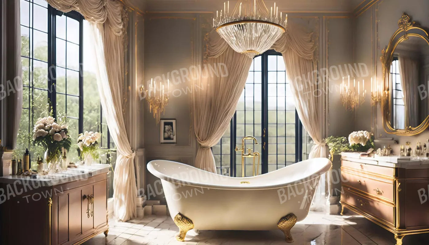 Boudoir Bath Iii 14’X8’ Ultracloth (168 X 96 Inch) Backdrop