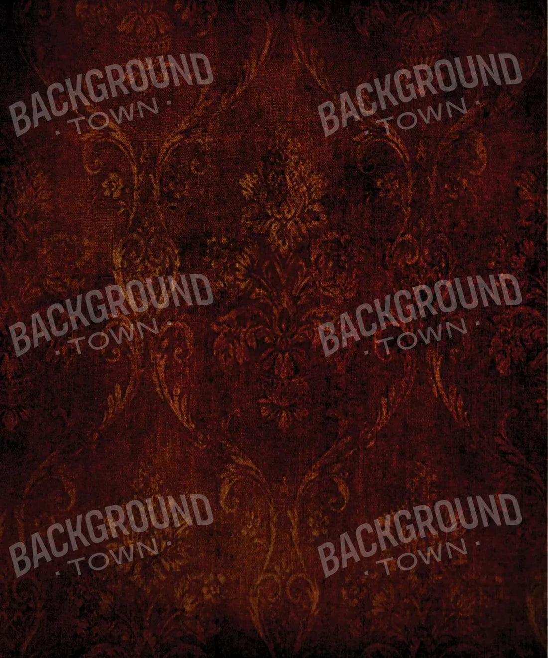 Red Damask Backdrop for Photography
