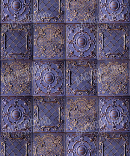 Blue Steel and Metal Backdrop for Photography