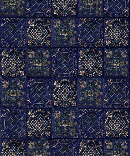 Blue Steel and Metal Backdrop for Photography