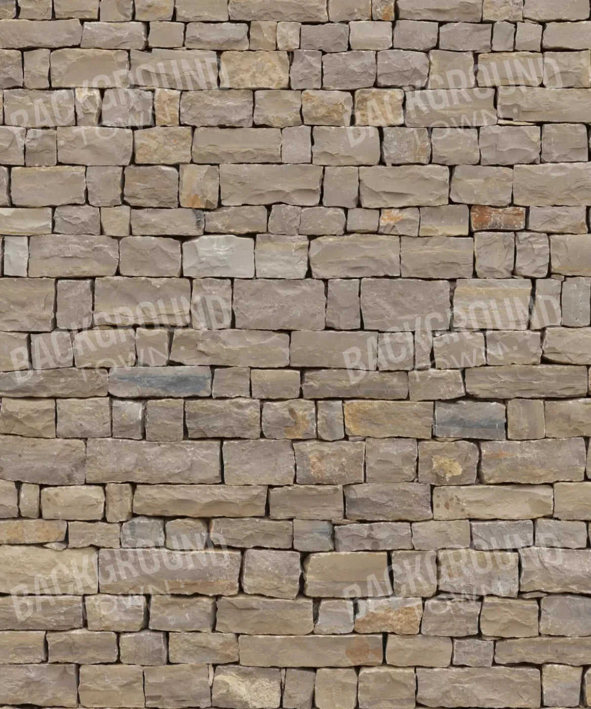 Beige Brick and Stone Backdrop for Photography