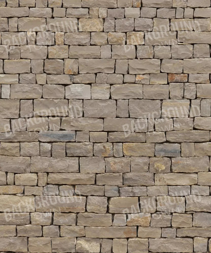 Beige Brick and Stone Backdrop for Photography