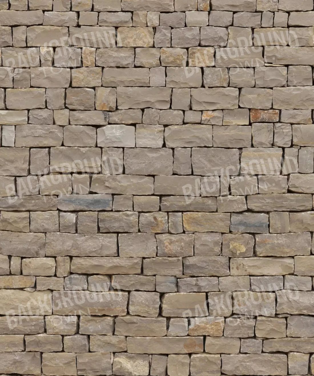 Beige Brick and Stone Backdrop for Photography