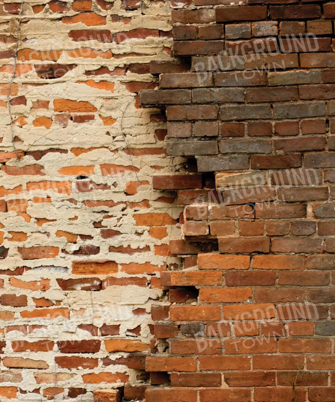 Brown Brick and Stone Backdrop for Photography