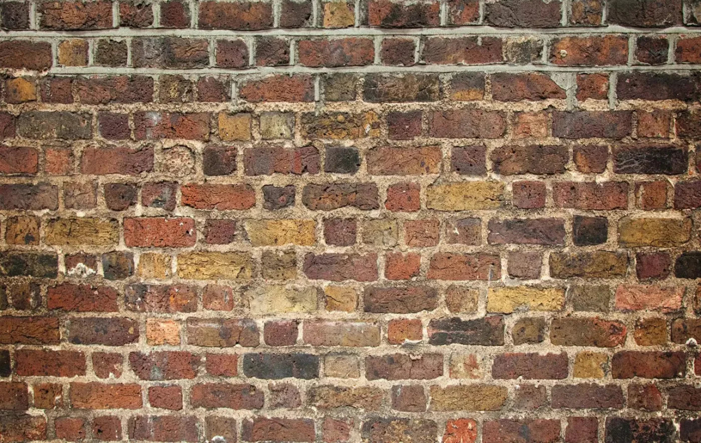 Bricklayer Faded 16X10 Ultracloth ( 192 X 120 Inch ) Backdrop