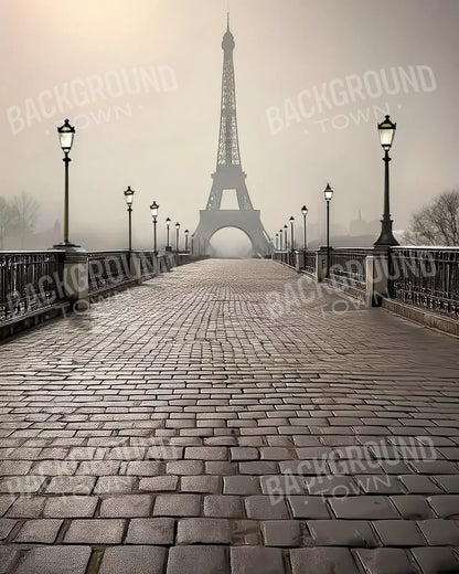 Bridge to Paris 8’x10’ Fleece (96 x 120 inch) Backdrop