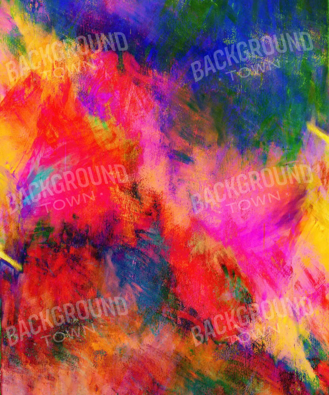 Multi-Color Painted Backdrop for Photography