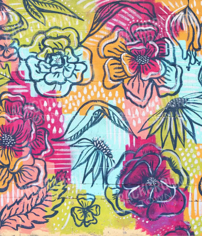 Bright Wall Mural 10X12 Ultracloth ( 120 X 144 Inch ) Backdrop