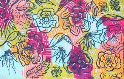 Bright Wall Mural 12X8 Ultracloth ( 144 X 96 Inch ) Backdrop