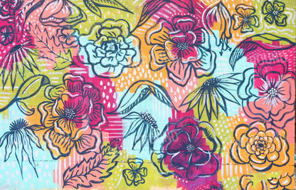 Bright Wall Mural 12X8 Ultracloth ( 144 X 96 Inch ) Backdrop