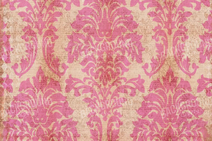 Bubblegum Damask 8X5 Ultracloth ( 96 X 60 Inch ) Backdrop