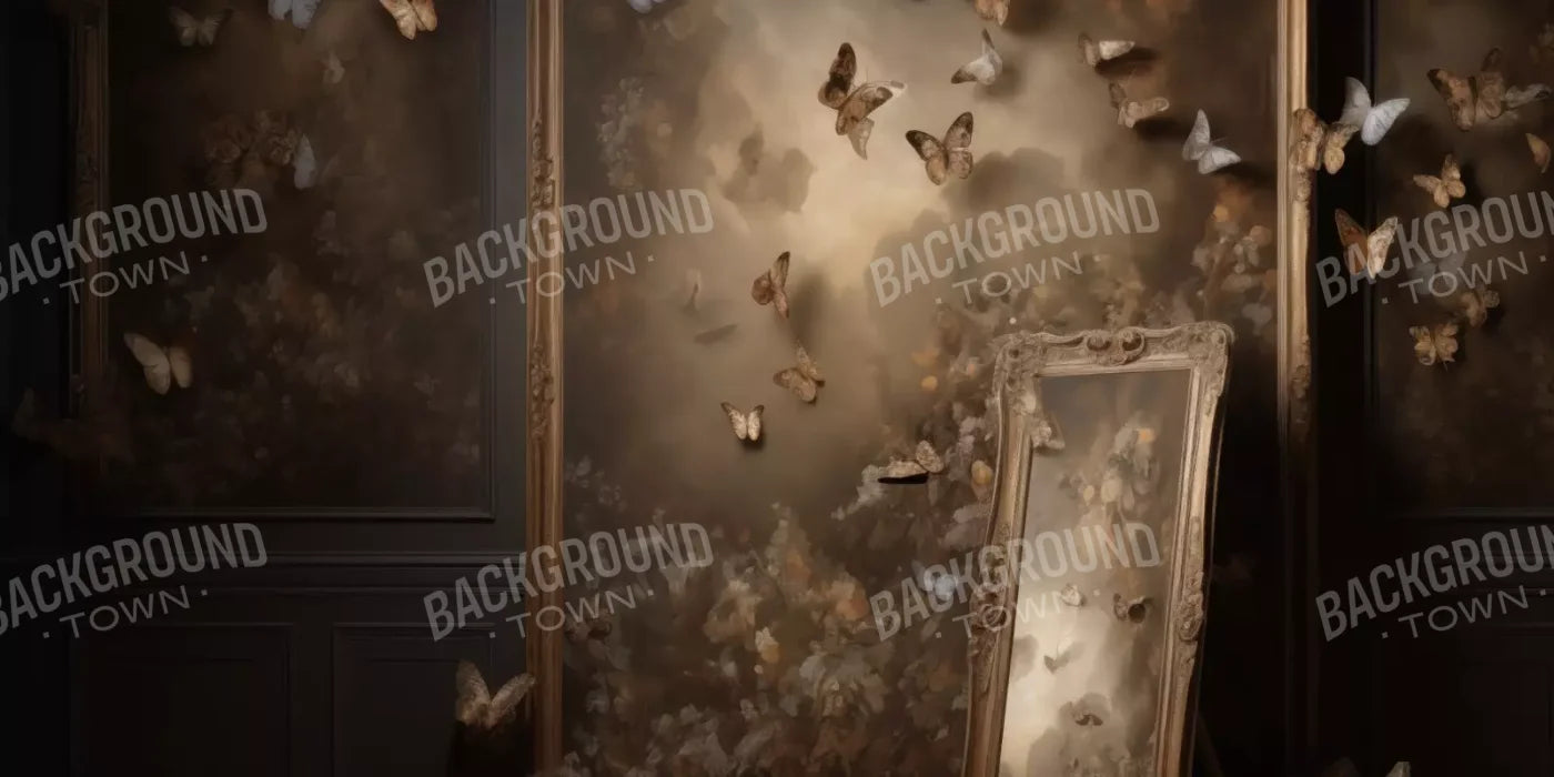 Butterflies In The Attic 20’X10’ Ultracloth (240 X 120 Inch) Backdrop