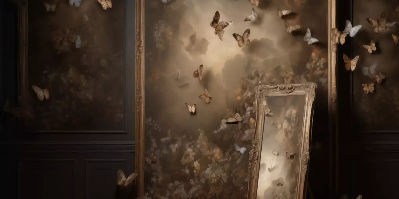 Butterflies In The Attic 20’X10’ Ultracloth (240 X 120 Inch) Backdrop