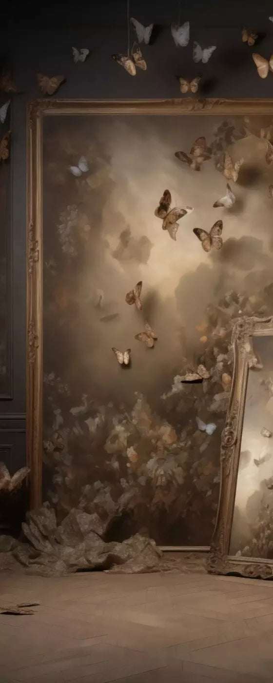 Butterflies In The Attic 8’X20’ Ultracloth (96 X 240 Inch) Backdrop