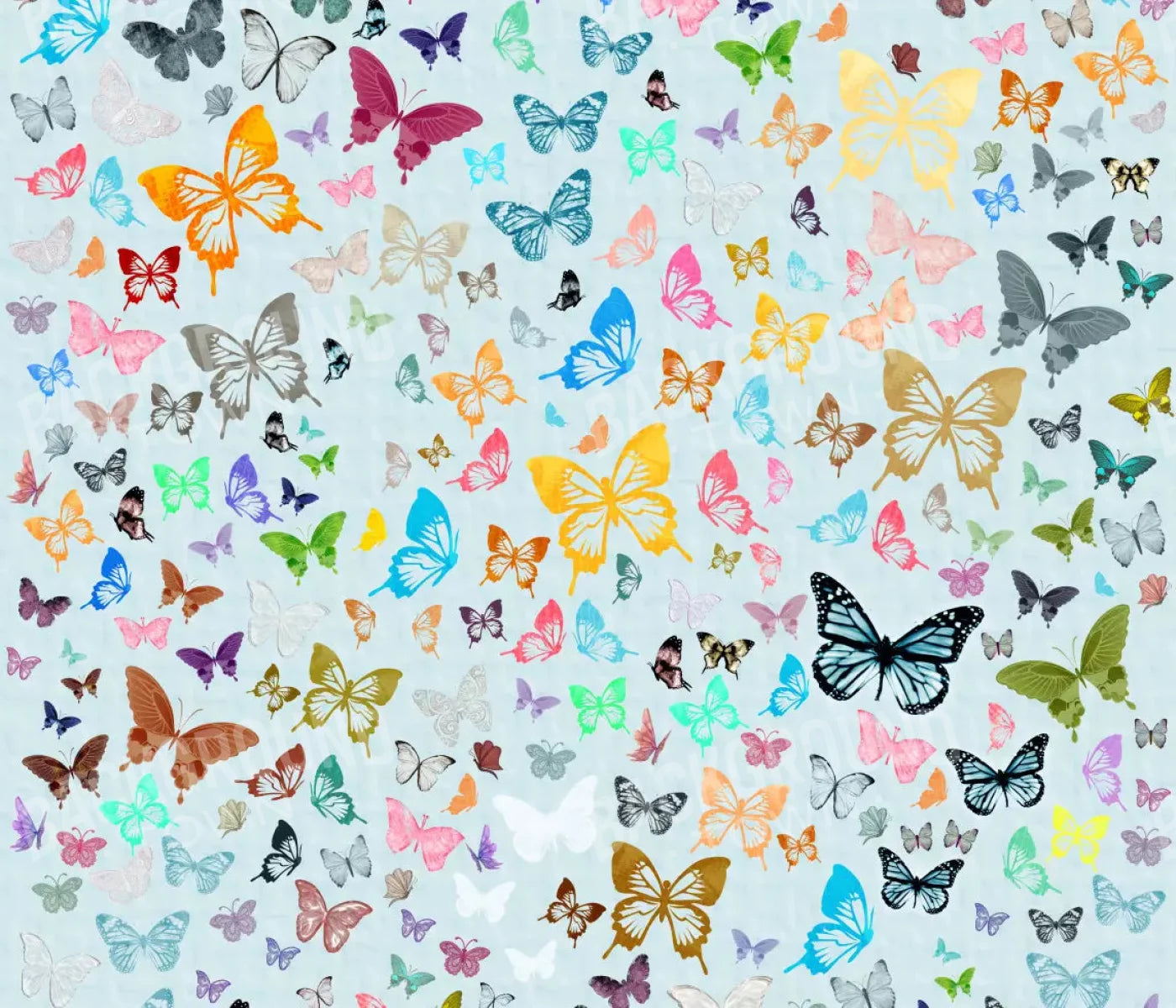 Butterfly 12X10 Ultracloth ( 144 X 120 Inch ) Backdrop