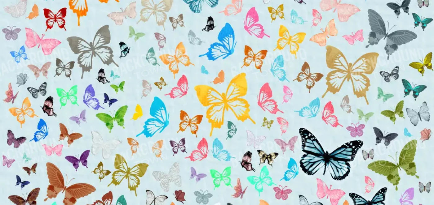 Butterfly 16X8 Ultracloth ( 192 X 96 Inch ) Backdrop