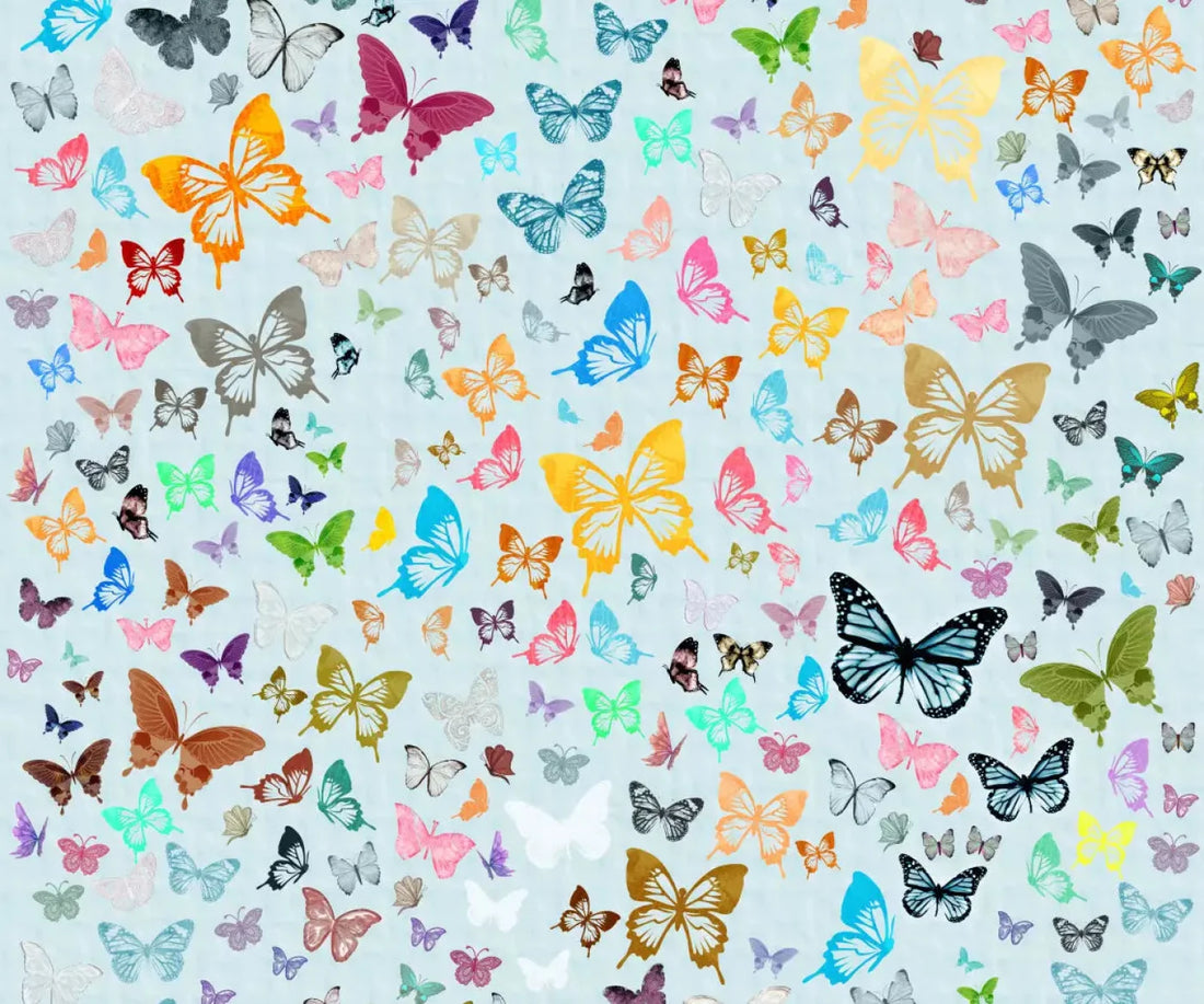 Butterfly 5X42 Fleece ( 60 X 50 Inch ) Backdrop