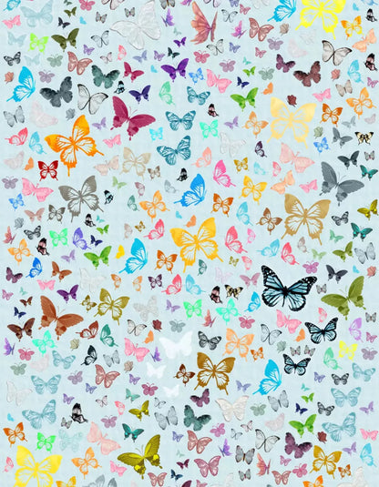 Butterfly 6X8 Fleece ( 72 X 96 Inch ) Backdrop