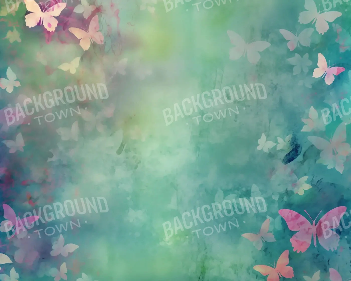 Butterfly Burst 10’x8’ Fleece (120 x 96 inch) Backdrop