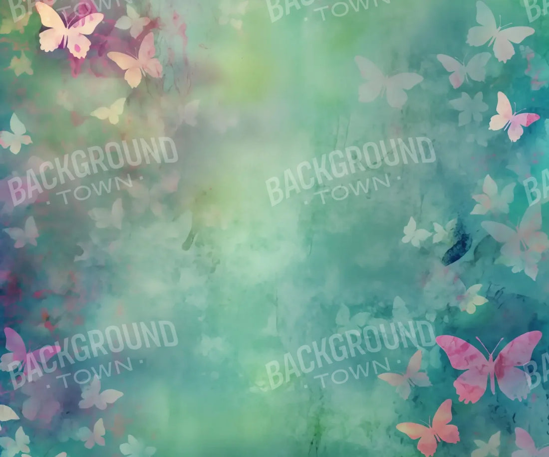 Butterfly Burst 5’x4’2 Fleece (60 x 50 inch) Backdrop