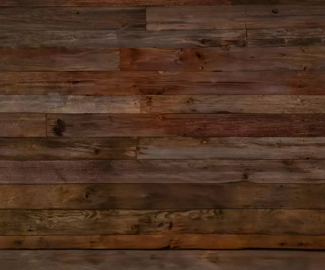 Cabin Wall 5’X4’2 Fleece (60 X 50 Inch) Backdrop