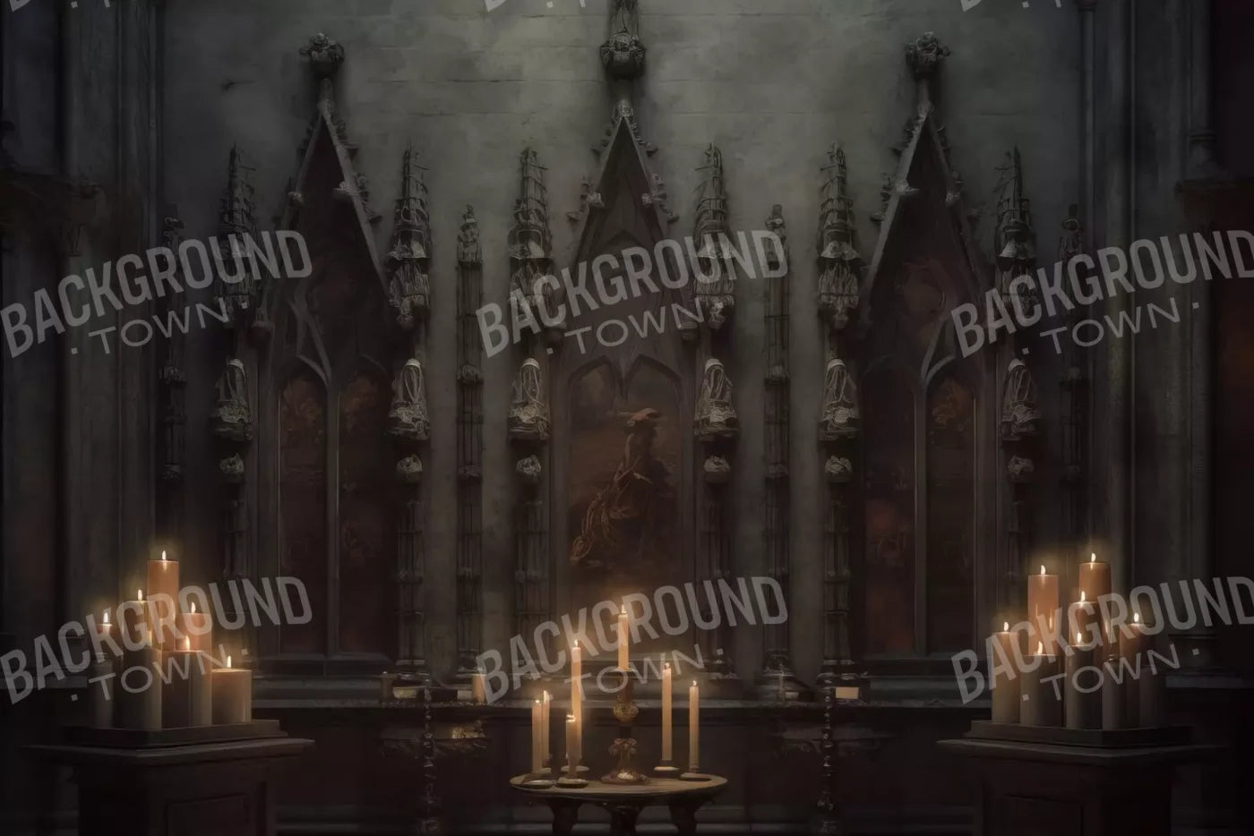Candlelight Victorian Meeting 12’X8’ Ultracloth (144 X 96 Inch) Backdrop